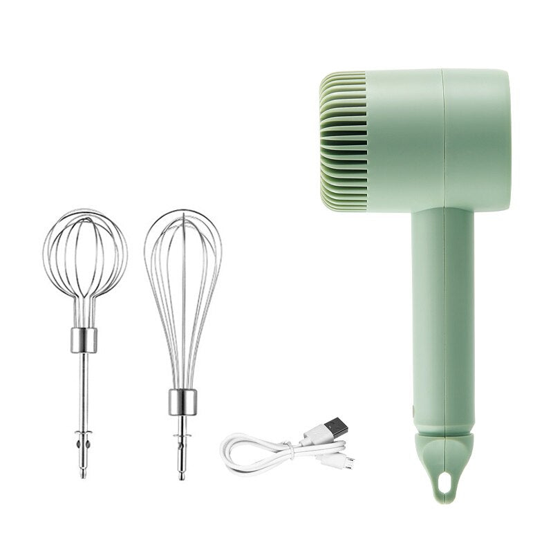 Wireless 3 Speed Mini Mixer Electric Food Blender Handheld Mixer Egg Beater Automatic Cream Food Cake Baking Dough Mixer Tool