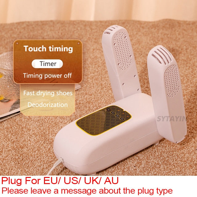 Electric Shoe Dryer Heater Deodorizer Dehumidifier Device Shoes Sneakers Drying Machine Warmer Shoes Heater Winter High Quality