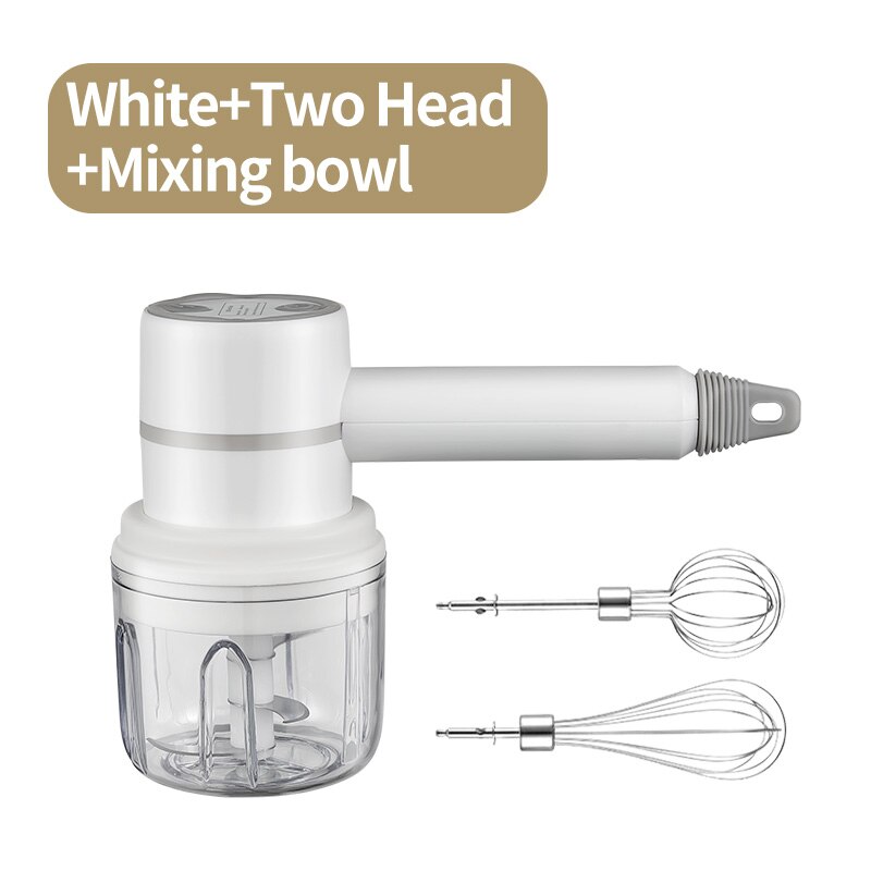 Wireless 3 Speed Mini Mixer Electric Food Blender Handheld Mixer Egg Beater Automatic Cream Food Cake Baking Dough Mixer Tool