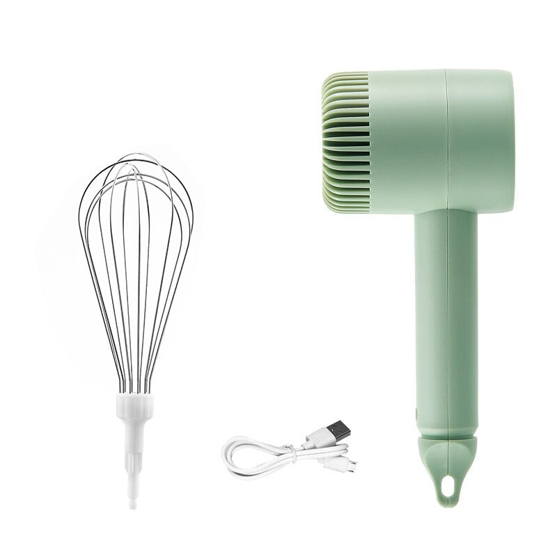 Wireless 3 Speed Mini Mixer Electric Food Blender Handheld Mixer Egg Beater Automatic Cream Food Cake Baking Dough Mixer Tool