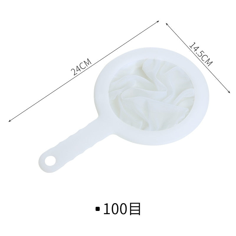 Silicone Kitchen Strainer Clip Pan Drain Rack Bowl Funnel Rice Pasta Vegetable Washing Colander Draining Excess Liquid Univers