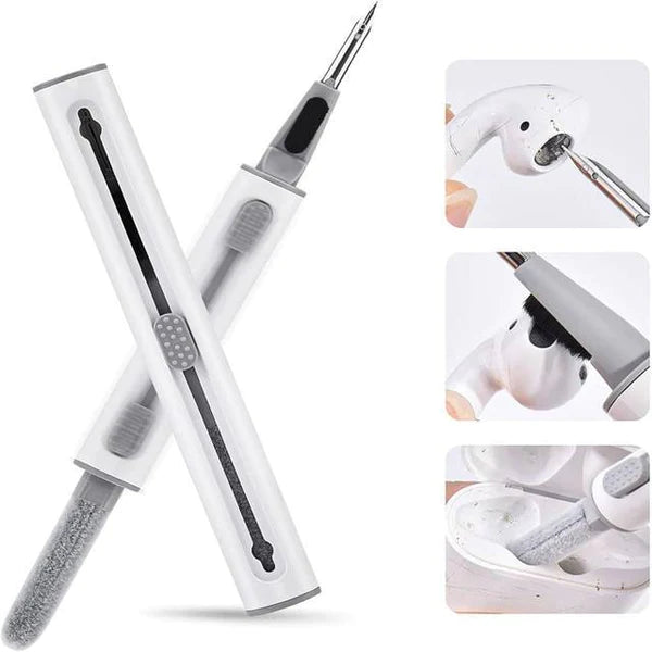 kit caneta com escova de cola para airpods
