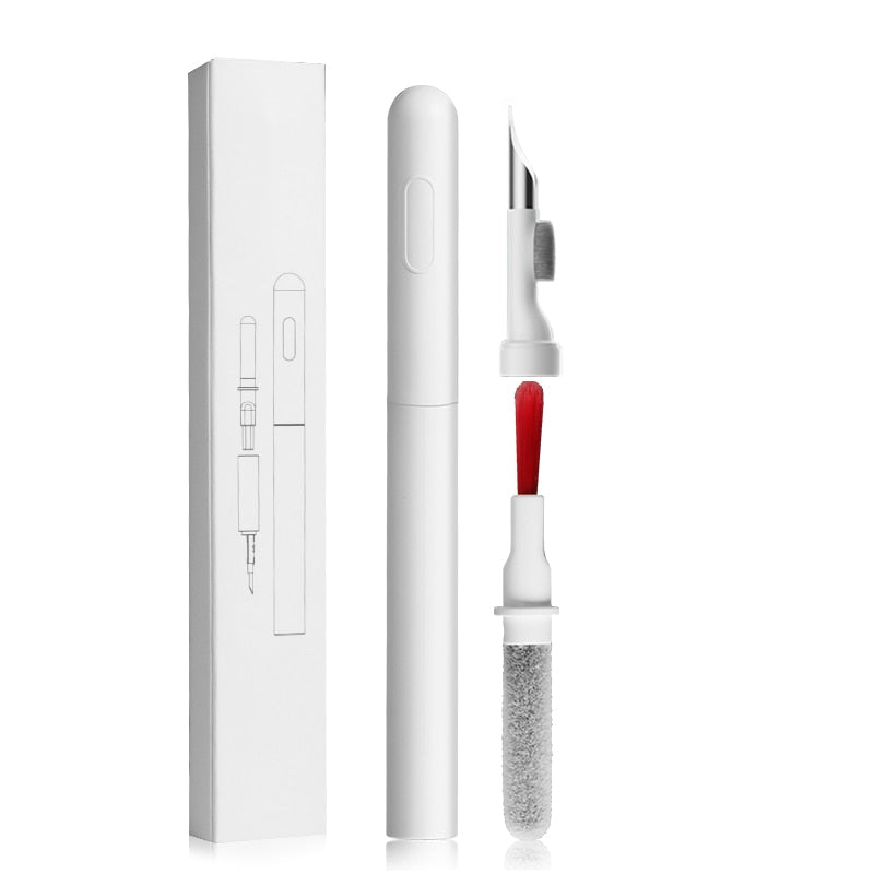 kit caneta com escova de cola para airpods