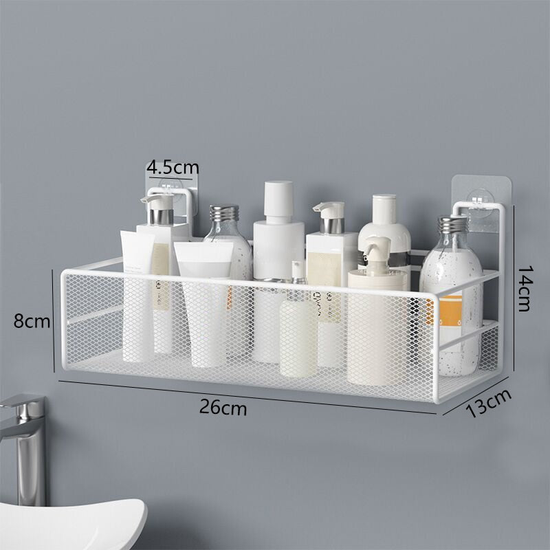 Bathroom Shelf Kitchen Organizer Shelves Corner Frame Iron Shower Caddy Storage Rack Shampoo Holder For Bathroom Accessories