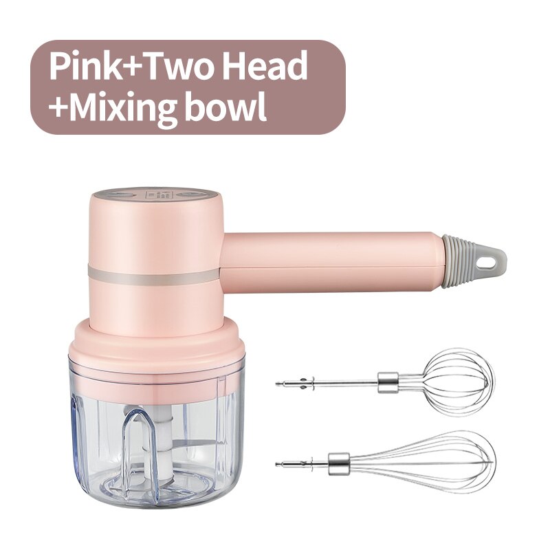 Wireless 3 Speed Mini Mixer Electric Food Blender Handheld Mixer Egg Beater Automatic Cream Food Cake Baking Dough Mixer Tool
