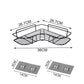 Bathroom Shelf Kitchen Organizer Shelves Corner Frame Iron Shower Caddy Storage Rack Shampoo Holder For Bathroom Accessories