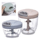Garlic Chopper 500/900ML Manual Rotate Fruit Vegetable Cutter Chopper Slicer Garlic Crusher Peeler Grinder Blender Meat Grinders