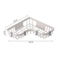 Bathroom Shelf Kitchen Organizer Shelves Corner Frame Iron Shower Caddy Storage Rack Shampoo Holder For Bathroom Accessories
